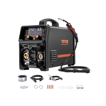Vevor MIG Welder 250A Pluse Mig Welding Machine 5-in-1 Synergic Welder Machine MIG-250