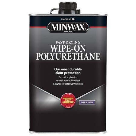 Wipe-On Poly Qt Clear Wipe-On Poly Oil-Based Polyurethane Finish, Warm Satin 60910