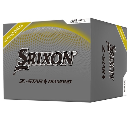 Srixon Z-Star Diamond 3 Limited Edition White Golf Balls, 24PK 110966