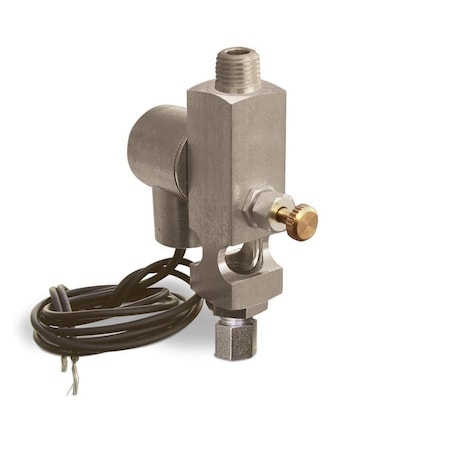 Oil-Rite 120V/60Hz Adjustable Sight Feed Valves w/Solenoid Shutoff - Vented, Pipe Mounting, 1/4in. Male NPT B1835-35B1S1206W