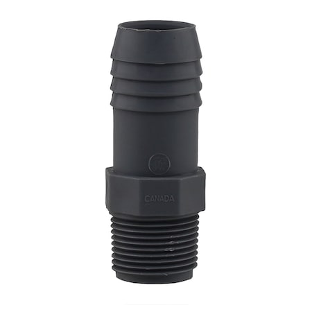 Westlake Pipe & Fittings Boshart Industries 3/4 in. MPT in. X 1 in. D Insert Polypropylene Reducing Male Adapter 1 pk UPPIA-0710