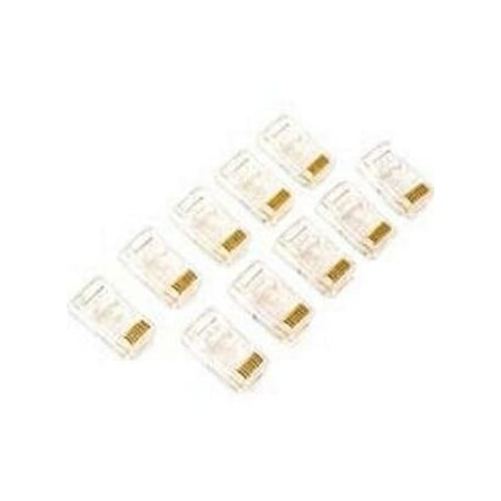 Belkin 50PK RJ45 CAT5E ROUND MODULAR CONNECTOR FOR 10BT PATCH CORD R6G088-R-50