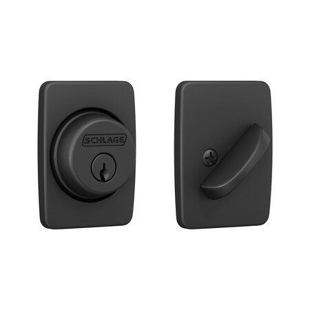 Schlage Residential Schlage Custom Greene Single Cylinder Deadbolt C Keyway with 12287 Latch and 10116 Strike Matte B60GEE622