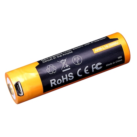 Fenix Lighting USB, 2600mAh, 18650, Triple Protection ARB-L18-2600U