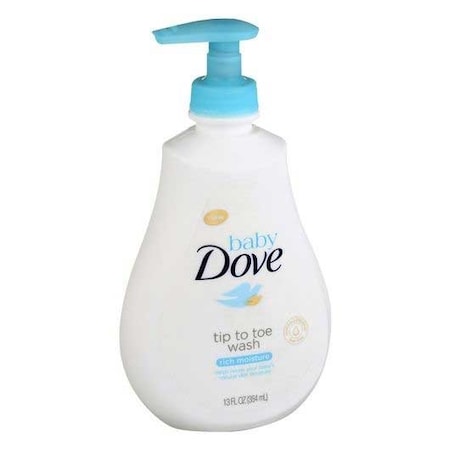 Baby Dove Tip To Toe Rich Moisture Body Wash, 13 Ounce, 4PK 63852