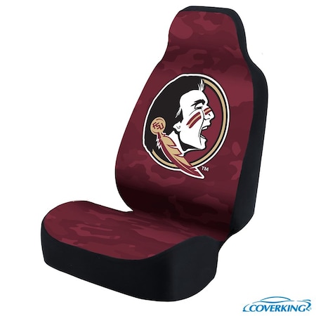 Coverking UNIVERSAL ULTISUEDE SEAT COVER DESIGNER 1PC, UNIVERSITY OF FLORIDA STATE BURGANDY CAMO, ELA100 USCSELA100