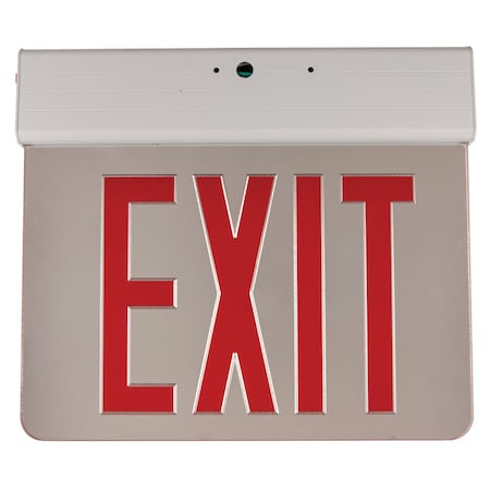 Sunlite LED Lit Exit Sign, 90-Min Battery Back-Up, 120-277V, Universal Mounting, NYC Compliant 05278-SU