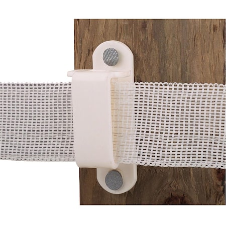 Dare Products Nail-On White Polyethylene Electric Fence Insulator, 25PK 2330-25W