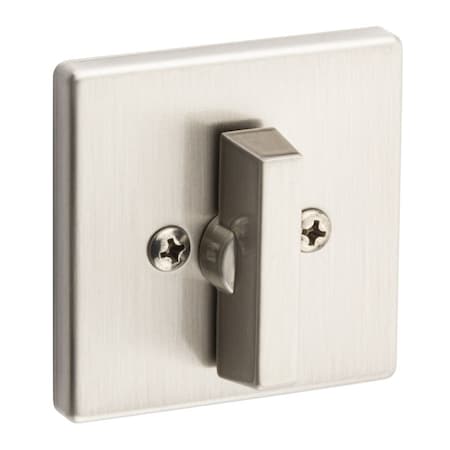 Kwikset One Sided Turn Square Deadbolt with RCAL Latch and Dual RCS and 5303 Full Lip Strike K3 Satin 663SQT-15.DS