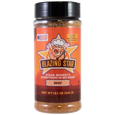 Blazing Star Bar-B-Q Rub/Seasoning 12.1 oz BZ00110-C