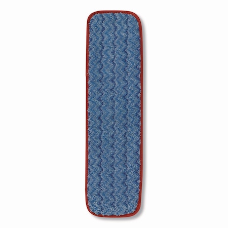 Rubbermaid Commercial Microfiber Wet Mop Pad, 18", Red, 12PK FGQ41000RD00