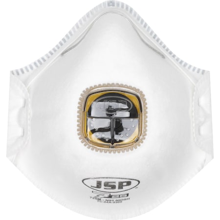 Jsp Premium N95 Disposable Respirator with Valve, 10PK 272-RPD725N95