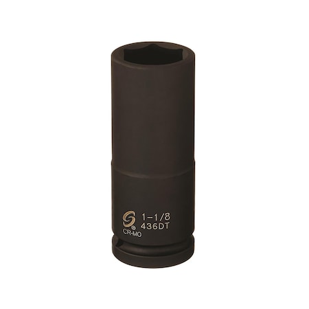 Sunex 3/4 in Drive 1-1/8 in Deep Thin Wall Impact Socket 436DT