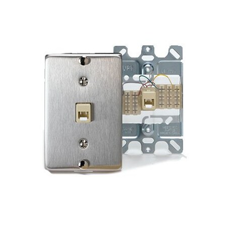 Leviton Telephone Wall Jack C0256-SS