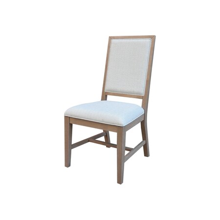 International Concepts Solid Wood Traditional Dining Chair, Set of 2, Taupe Gray CI09-99P