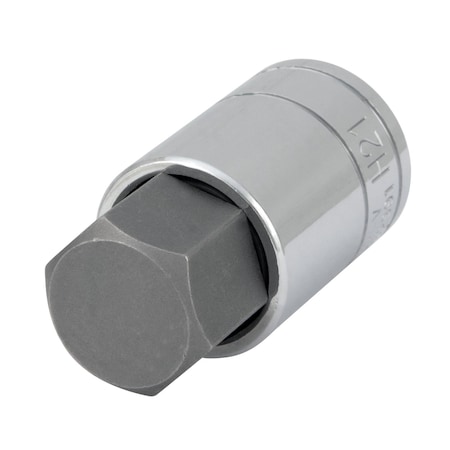 Performance Tool W32991 1/2 Drive Hex Bit Socket, 21mm
