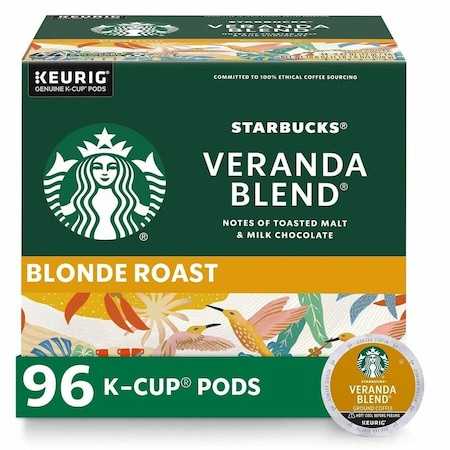 Starbucks K-Cup Veranda Blend Coffee - Compatible with Keurig Brewer - Light - K-Cup - Veranda Blend, 24PK 12434950