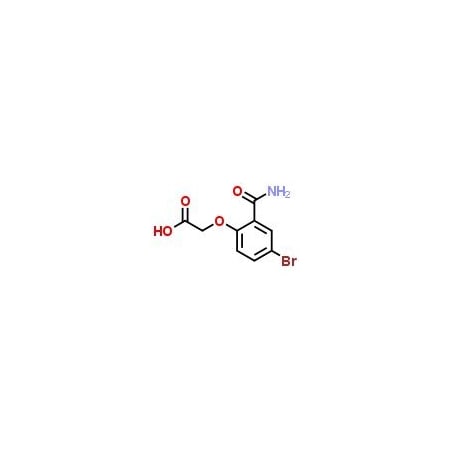 Ak Scientific (4-Bromo-2-carbamoyl-phenoxy)acetic acid (25mg), CAS 1373519-38-0 C040-25mg