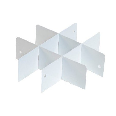 Weather Guard Steel Divider Insert Set, White, 1/8 in L, 4 in H 9824-3-01