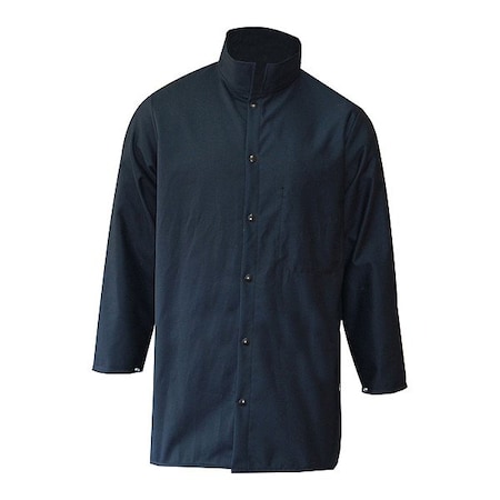Chicago Protective Apparel Flame-Resistant Coat, Not Applicable, 2XL, 11 oz Snap Closure 601-CX11-2XL