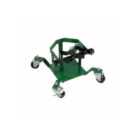 Anthony Cylinder Stands, with Wheels, 12 in x 18 in x 18 in, 9 1/2 in Diam Max 021-610FW-E