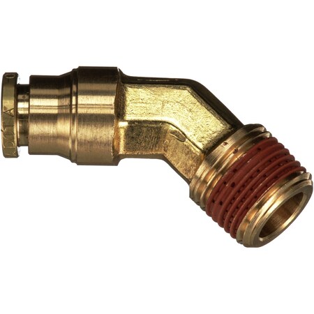 Gates Air Brake To Male Pipe - 45 Surelok G31102-0602