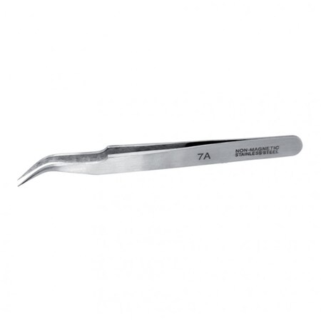 Homestead 7 Piece Curved Stainless Steel Tweezers HO3309712
