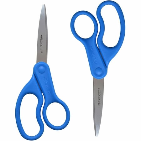 Westcott Scissors, 8" Straight Shears, 2PK 15452