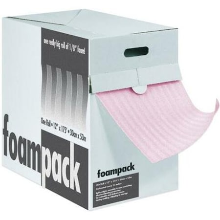 Partners Brand Anti-Static Air Foam Dispenser Packs, 1/8" x 24" x 175', Pink, 1/Each FD1824AS
