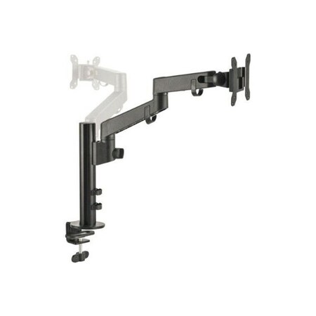Betterbattery Single Pole Arm Multi-Angle Monitor Desk Mount, Brown BE2771734