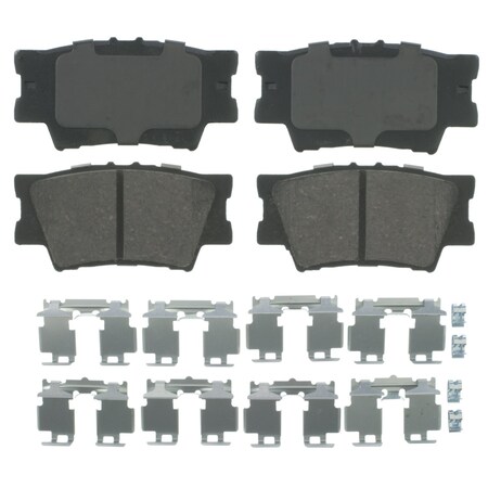 Wagner Brake QuickStop Rear Disc Brake Pad Set Ceramic,  ZD1212