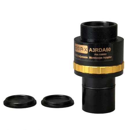 Amscope 0.5X Adjustable Reduction Lens for Microscope Camera A3RDA50
