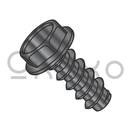 Oxoxo 1/4-14X1 Unslotted Indent Hex Washer Self Tapping Screw Type B ...