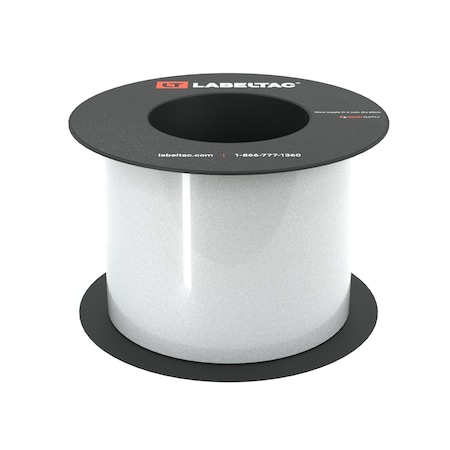 Labeltac Safety Grade Reflective Label Supply 4in x 75ft LT9, White LT402SGRF-C