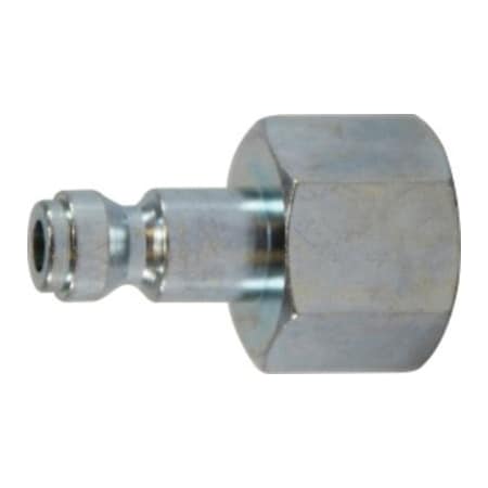 Midland Industries Parker Tru Female Plug, 1/4-in Body, 1/4-18 NPTF, Steel 28501
