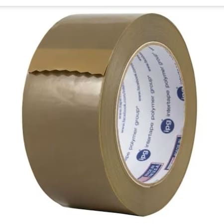 Smurfit Westrock Packaging Solutions Packing Tape, Hot Melt, 1.6 mil, Tan, 2 in x 55 yd, 36PK 1399377