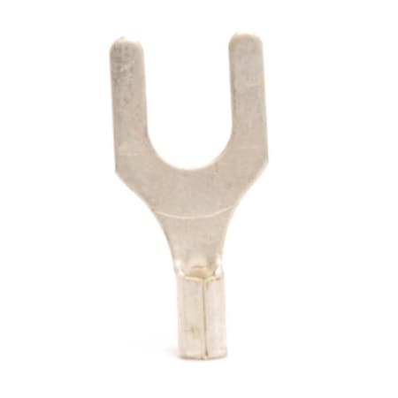 Hillsdale Terminal Fork Terminal, 1/4 in Stud Size, 14 AWG, 600 V, 1000 PK 10165BZ