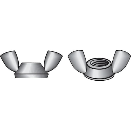 Hillman 10/24 in. Zinc-Plated Steel SAE Wing Nut, 100PK 180243