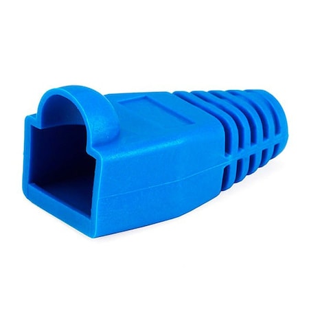 Monoprice Relief Boot, RJ45, Blue, PK50 7248