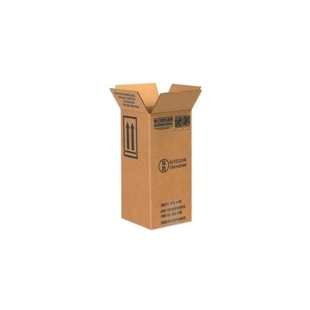 Bubblefast 20-6 x 6 x 12 3/4'' 1 - 1 Gallon Plastic Jug Haz Mat Boxes, 20PK BFHAZ1050