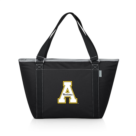Picnic Time Family Of Brands NCAA App State Mountaineers Topanga Tote Cooler Bag - Soft Cooler Bag - Picnic Cooler, Black 619-00-175-794-0