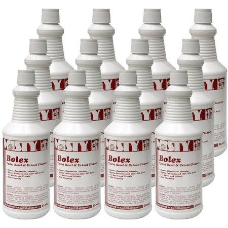 Misty Bowl And Urinal Cleaner, 1 qt, Bottle, PK12 1038799