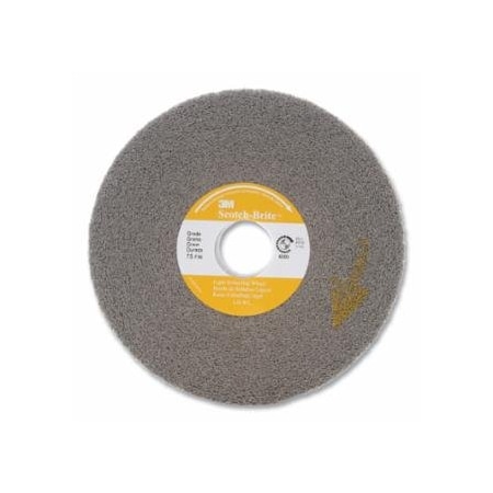 Scotch-Brite Light Deburring Wheel, 6 in dia x 1 in Arbor, Fine, 6000 RPM, Silicon Carbide 405-048011-01660