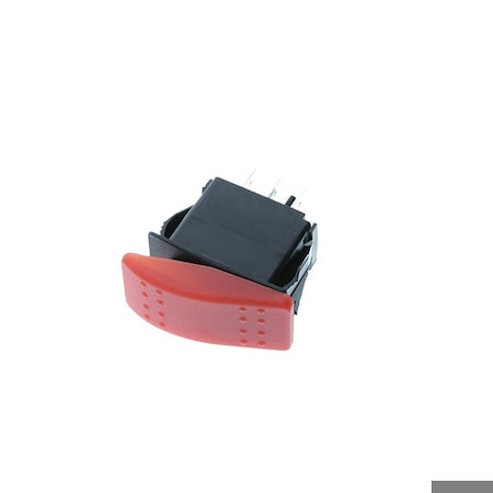 Switch Components Contura Style Rocker, 6P DPDT ON-ON, Red IP56 SRD1-2D-DC-1-RNN