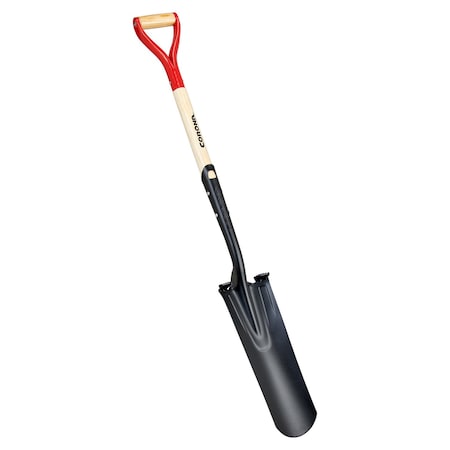Corona Tools Boron Steel 14-Gauge Drain Spade Shovel, Hardwood Handle SS16301