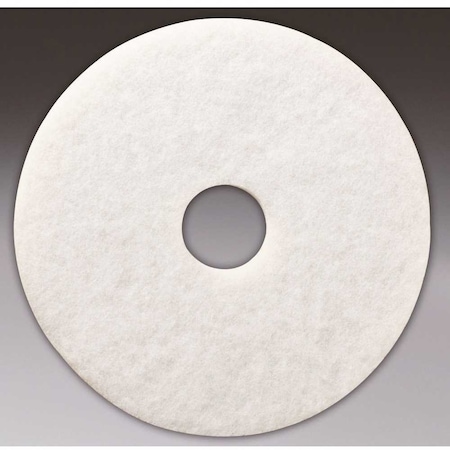 Renown 17 in. White Polishing Floor Pad REN02065