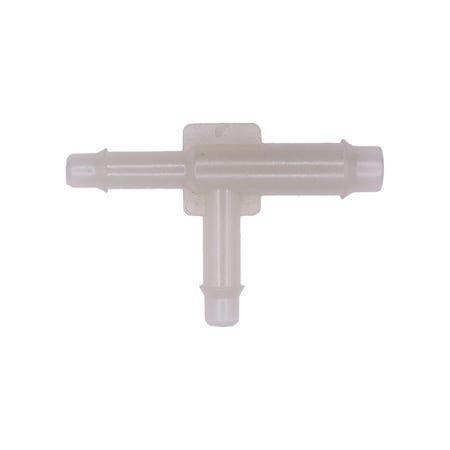 Auveco Nylon Tee Connector 1/4in x 3/16in x 3/16in, 10PK 12919