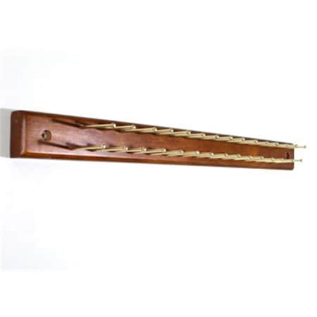 Clean All Home Essential Tie Hanger with 30 Tie Bars Walnut CL2637596