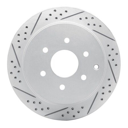 Dynamic Friction Co DFC Geoperformance Rotor - Drilled and Slotted 830-68017L