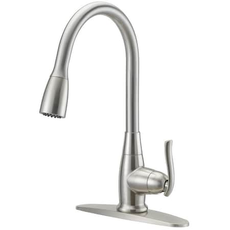 Boston Harbor Faucet Pull-Down Kitchen Faucet, 1.8 gpm, 1 -Faucet Handle, 1 or 3 Hole -Faucet Hole FP4A0000NP